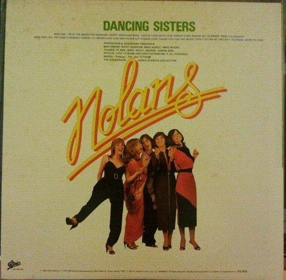 The Nolans - Dancing Sisters (Vinyl, LP, Album, Stereo) Very Good Plus (VG+) / Fair (F)