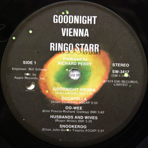 Ringo Starr - Goodnight Vienna (Vinyl, LP, Album, Stereo) Very Good (VG) / Very Good (VG)