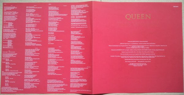 Queen - The Works (Vinyl, LP, Album) Near Mint (NM or M-) / Very Good Plus (VG+)