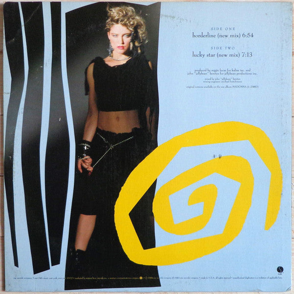 Madonna - Borderline (Vinyl, 12", Maxi-Single, 45 RPM) Very Good (VG) / Very Good Plus (VG+)