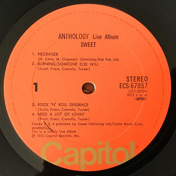 The Sweet - Anthology (Vinyl, LP, Album)