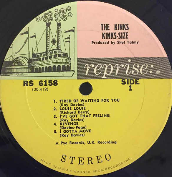 The Kinks - Kinks-Size (Vinyl, LP, Album, Stereo) Very Good Plus (VG+) / Very Good Plus (VG+)