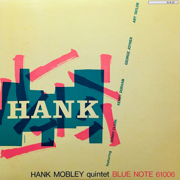 The Hank Mobley Quintet - Hank Mobley Quintet Featuring Sonny Clark (Vinyl, LP, Album, Limited Edition, Stereo) Very Good Plus (VG+) / Near Mint (NM or M-)