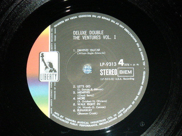 The Ventures - The Ventures Vol. 1 (2xVinyl, LP, Compilation, Stereo) Very Good (VG) / Good Plus (G+)