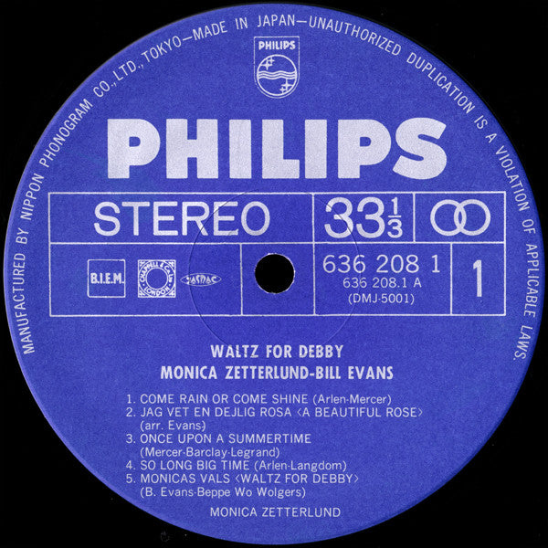 Monica Zetterlund - Waltz For Debby (Vinyl, LP, Album, Limited Edit...