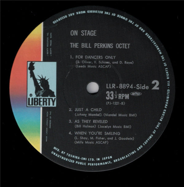 Bill Perkins Octet - On Stage (Vinyl, LP, Album, Reissue, Mono) Very Good Plus (VG+) / Very Good Plus (VG+)