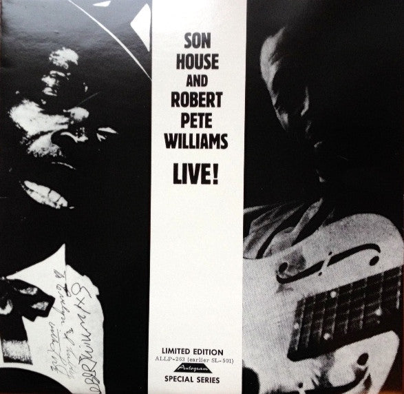 Son House - Live! (Vinyl, LP, Album, Limited Edition, Reissue) Very Good Plus (VG+) / Very Good Plus (VG+)