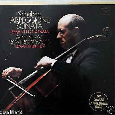 Franz Schubert - Schubert: Sonata For Arpeggione And Piano / Bridge: Sonata For Cello And Piano (Vinyl, LP, Album, Reissue, Repress) Very Good Plus (VG+) / Near Mint (NM or M-)
