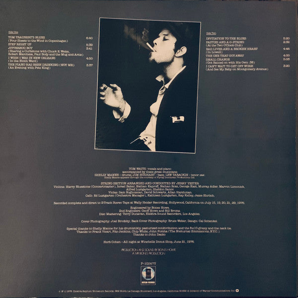 Tom Waits - Small Change (Vinyl, LP, Album, Stereo) Very Good Plus (VG+) / Good Plus (G+)