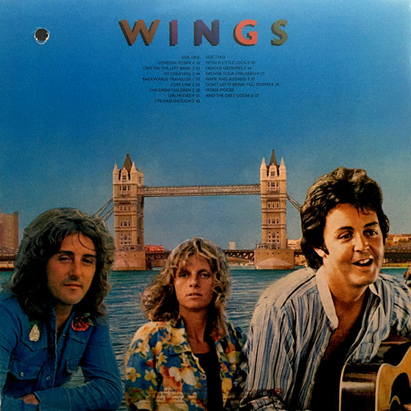 Wings (2) - London Town (Vinyl, LP, Album) Very Good Plus (VG+) / Very Good (VG)