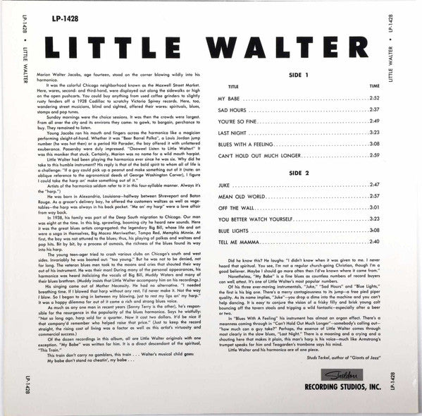 Little Walter - The Best Of Little Walter (Vinyl, LP, Compilation, Reissue, Mono) Near Mint (NM or M-) / Near Mint (NM or M-)