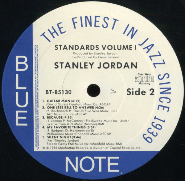 Stanley Jordan - Standards Volume 1 (Vinyl, LP, Album)