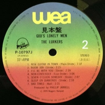 The Lurkers - God's Lonely Men (Vinyl, LP, Album, Promo) Near Mint (NM or M-) / Very Good Plus (VG+)