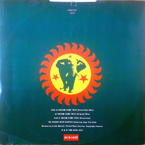 The Brand New Heavies - Dream Come True (Brand New Mix) (Vinyl, 12") Very Good (VG) / Very Good (VG)