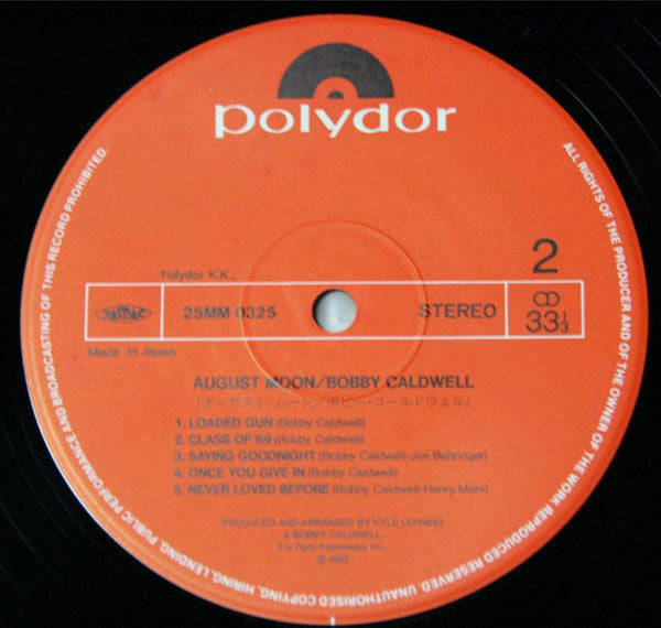 Bobby Caldwell - August Moon (Vinyl, LP, Album)