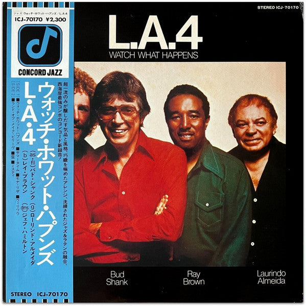 LA4 - Watch What Happens (Vinyl, LP, Album) Very Good Plus (VG+) / Very Good Plus (VG+)