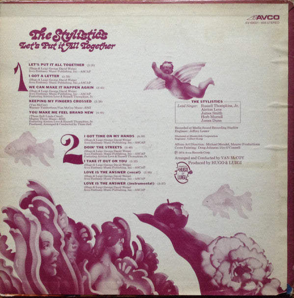 The Stylistics - Let's Put It All Together (Vinyl, LP, Album) Very Good (VG) / Very Good (VG)