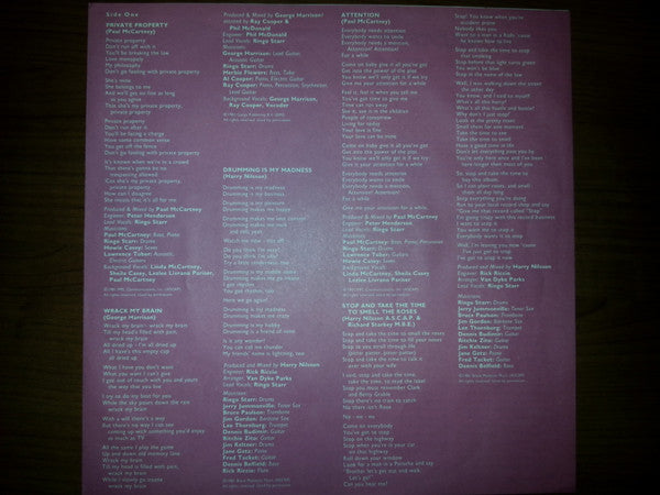 Ringo Starr - Stop And Smell The Roses (Vinyl, LP, Album)