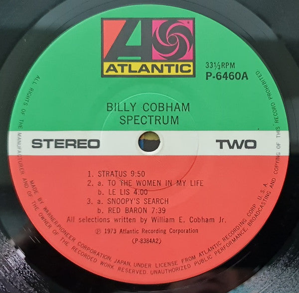 Billy Cobham - Spectrum (Vinyl, LP, Album, Reissue) Very Good (VG) / Good Plus (G+)