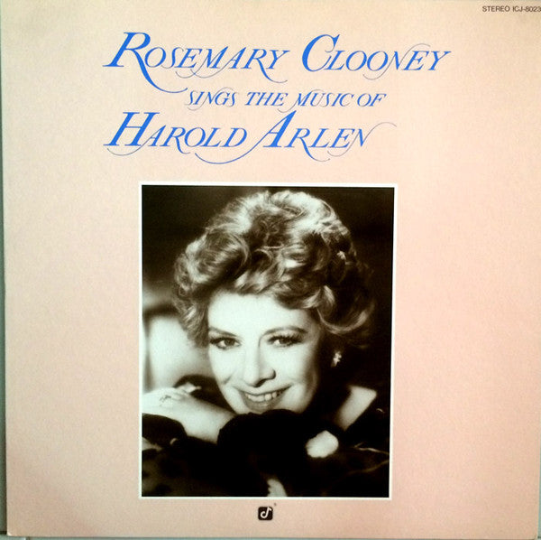 Rosemary Clooney - Rosemary Clooney Sings The Music Of Harold Arlen...