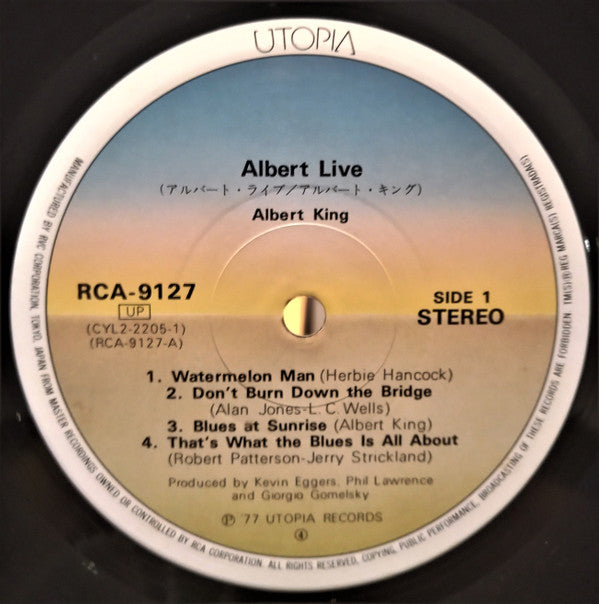 Albert King - Albert Live (Vinyl, LP, Album)