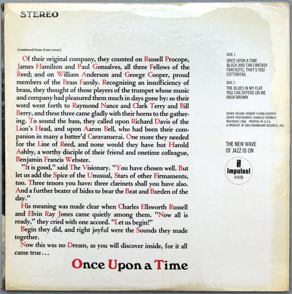 Earl Hines - Once Upon A Time (Vinyl, LP, Album, Stereo) Good Plus (G+) / Good Plus (G+)