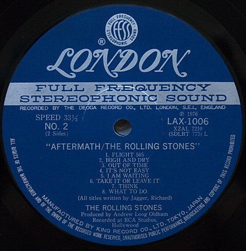 The Rolling Stones - Aftermath (Vinyl, LP, Album, Stereo, Reissue)
