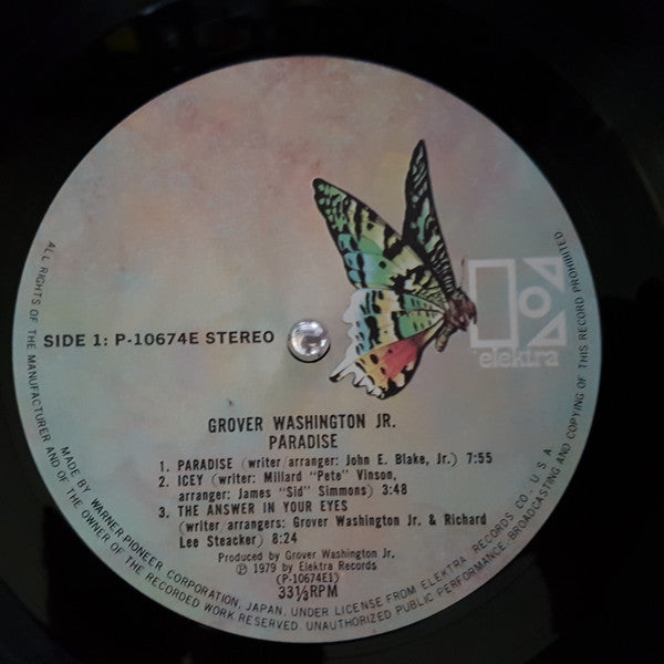 Grover Washington, Jr. - Paradise (Vinyl, LP, Album)