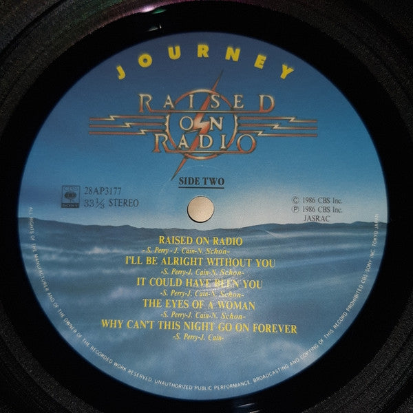 Journey - Raised On Radio (Vinyl, LP, Album, Stereo) Very Good Plus (VG+) / Very Good Plus (VG+)