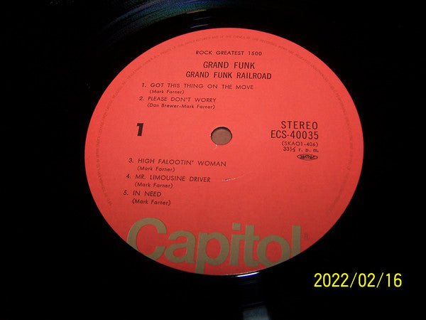Grand Funk Railroad - Grand Funk (Vinyl, LP, Album, Reissue, Stereo)