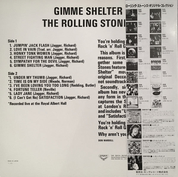 The Rolling Stones - Gimme Shelter (Vinyl, LP, Compilation, Reissue)