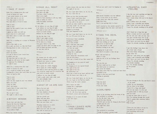 Eagles - Eagles (Vinyl, LP, Album, Reissue)