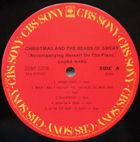 Laura Nyro - Christmas And The Beads Of Sweat (Vinyl, LP, Album, Reissue) Very Good Plus (VG+) / Very Good (VG)
