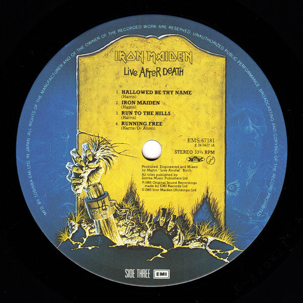 Iron Maiden - Live After Death (2xVinyl, LP, Album) Near Mint (NM or M-) / Near Mint (NM or M-)