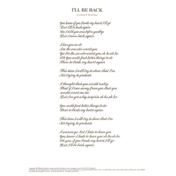 The Beatles - Love Songs = ラヴ・ソングス (2xVinyl, LP, Album, Compilation, Stereo) Very Good Plus (VG+) / Very Good Plus (VG+)