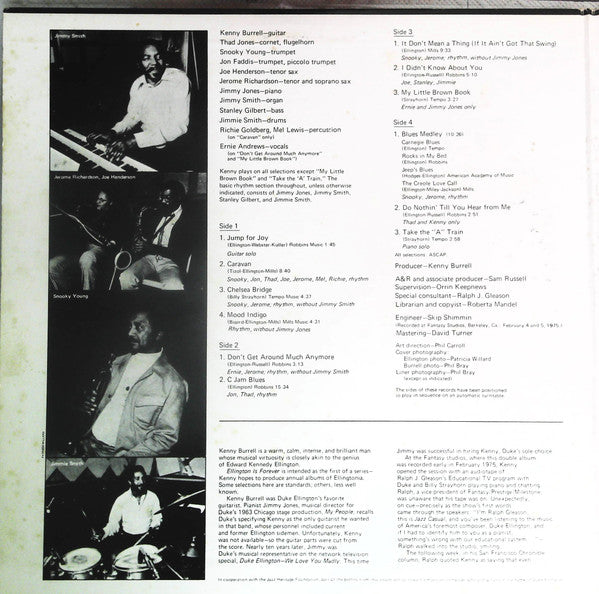 Kenny Burrell - Ellington Is Forever (2xVinyl, LP, Album) Very Good Plus (VG+) / Very Good Plus (VG+)