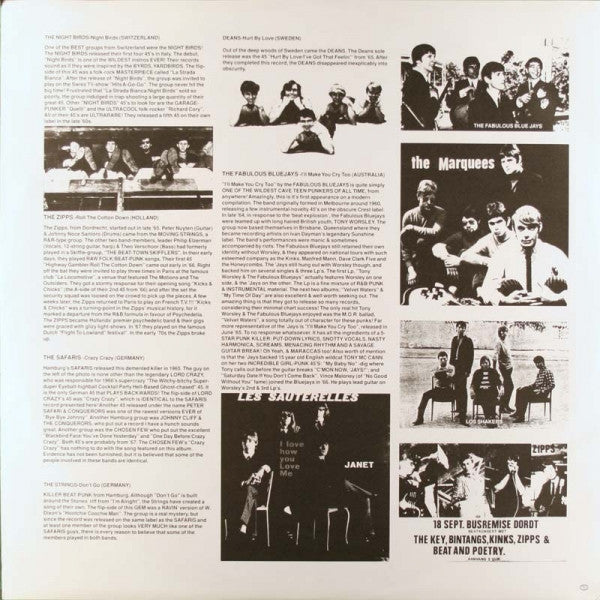 Various - At The Club (16 Killer Beat - Punkers From Europe) (Vinyl, LP, Compilation) Very Good Plus (VG+) / Very Good (VG)
