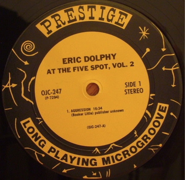 Eric Dolphy - At The Five Spot Volume 2 (Vinyl, LP, Album, Reissue, Stereo) Very Good (VG) / Very Good Plus (VG+)