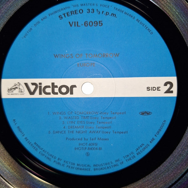 Europe (2) - Wings Of Tomorrow (Vinyl, LP, Album)