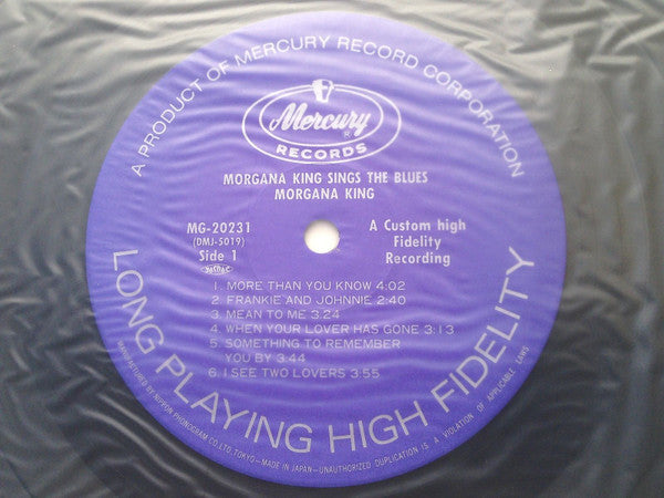 Morgana King - Sings The Blues (Vinyl, LP, Album, Limited Edition, Reissue) Very Good Plus (VG+) / Very Good Plus (VG+)