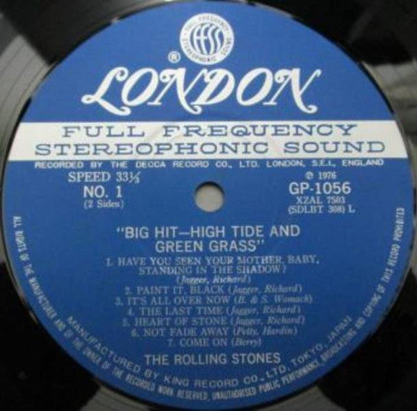 The Rolling Stones - Big Hits (High Tide And Green Grass) (Vinyl, LP, Compilation, Reissue, Stereo) Good Plus (G+) / Good Plus (G+)