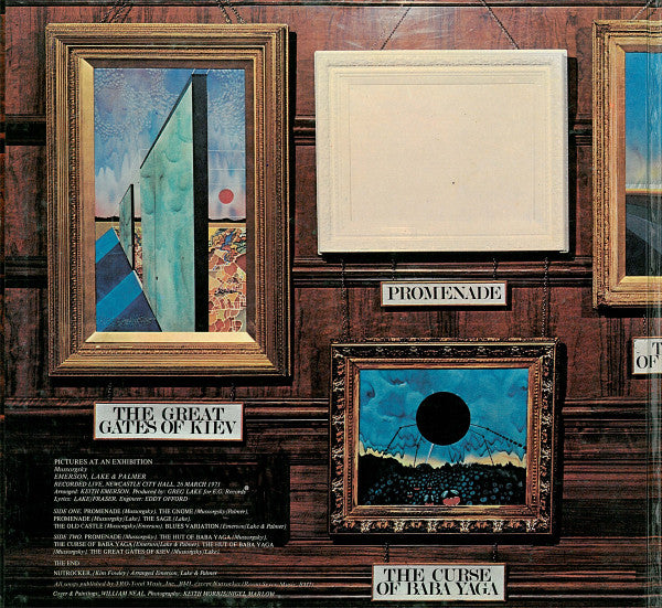 Emerson, Lake & Palmer - Pictures At An Exhibition (Vinyl, LP, Album) Very Good Plus (VG+) / Very Good (VG)