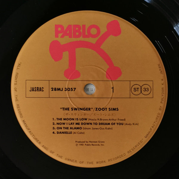 Zoot Sims - The Swinger (Vinyl, LP, Album, Stereo) Near Mint (NM or M-) / Very Good Plus (VG+)