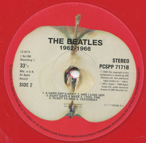 The Beatles - 1962-1966 (2xVinyl, LP, Compilation, Limited Edition, Reissue, Remastered) Very Good Plus (VG+) / Very Good Plus (VG+)