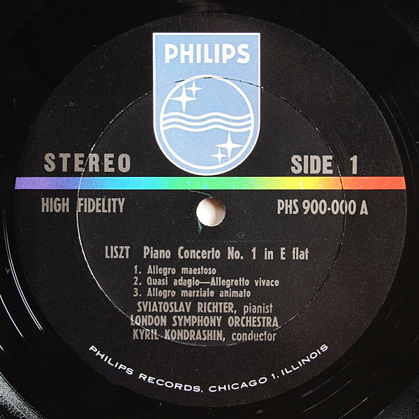 Sviatoslav Richter - Concerto No.1 / Concerto No.2 (Vinyl, LP, Stereo) Good Plus (G+) / Very Good (VG)