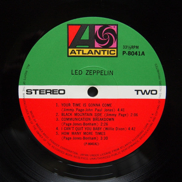 Led Zeppelin - Led Zeppelin (Vinyl, LP, Album, Reissue, Stereo)
