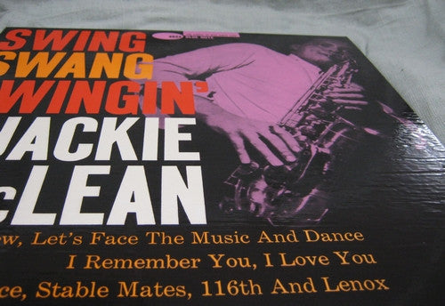 Jackie McLean - Swing, Swang, Swingin' (Vinyl, LP, Album, Limited Edition, Reissue, Mono) Very Good Plus (VG+) / Near Mint (NM or M-)