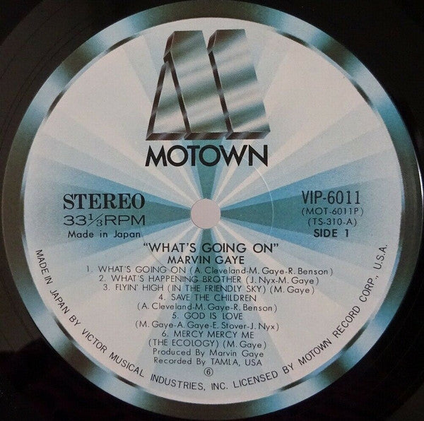 Marvin Gaye - What's Going On (Vinyl, LP, Album, Reissue)