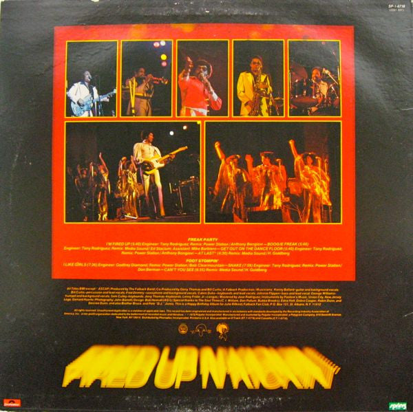 The Fatback Band - Fired Up 'N' Kickin' (Vinyl, LP, Album) Very Good (VG) / Very Good (VG)