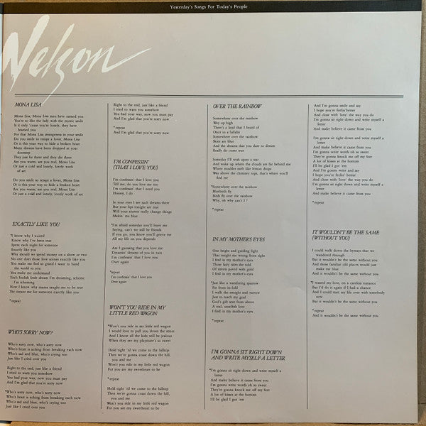 Willie Nelson - Somewhere Over The Rainbow (Vinyl, LP, Album, Stereo)